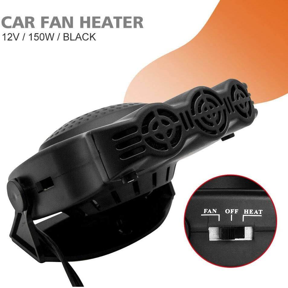 Car Heater For Windscreen 2 in 1 Portable 12V - The Shopsite