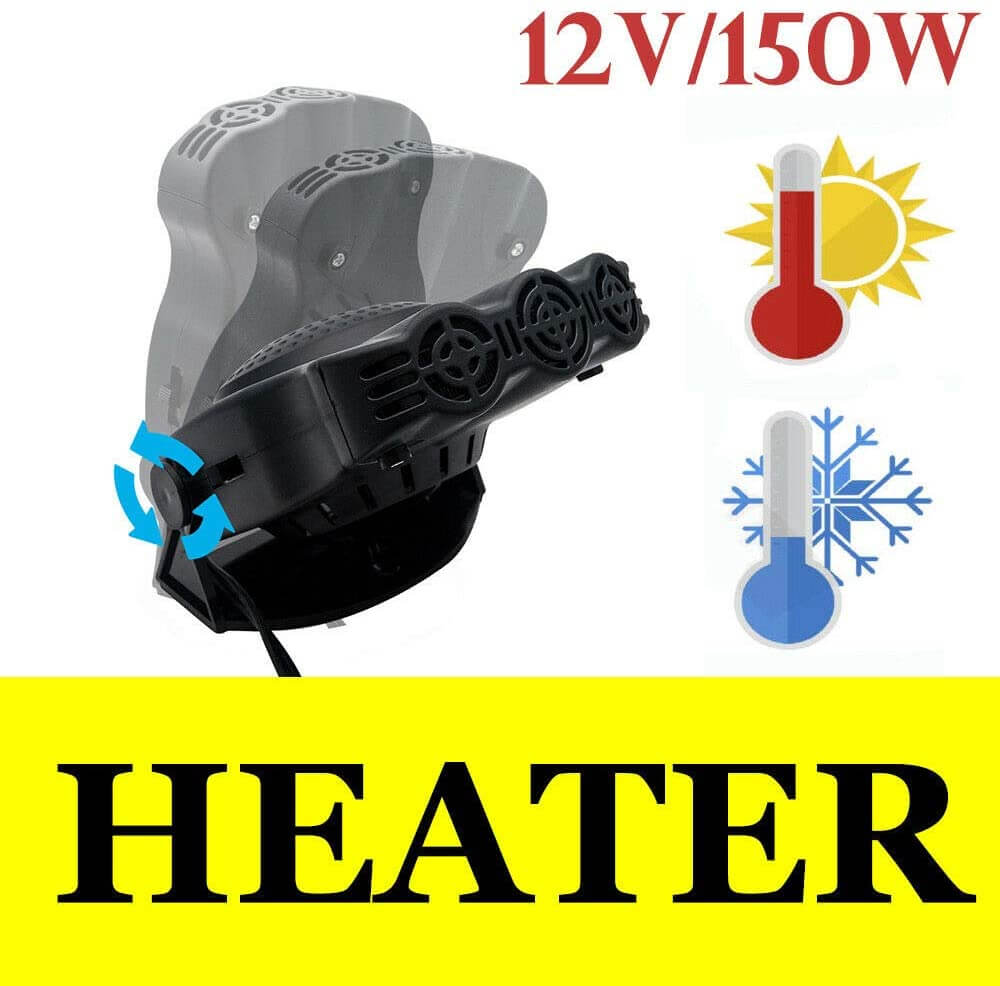 Car Heater For Windscreen 2 in 1 Portable 12V