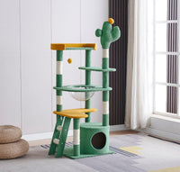 Thumbnail for Cat Tower Colorful Cat Condo Tower 155 CM