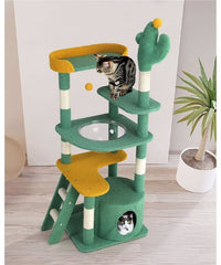 Thumbnail for Cat Tower Colorful Cat Condo Tower 155 CM