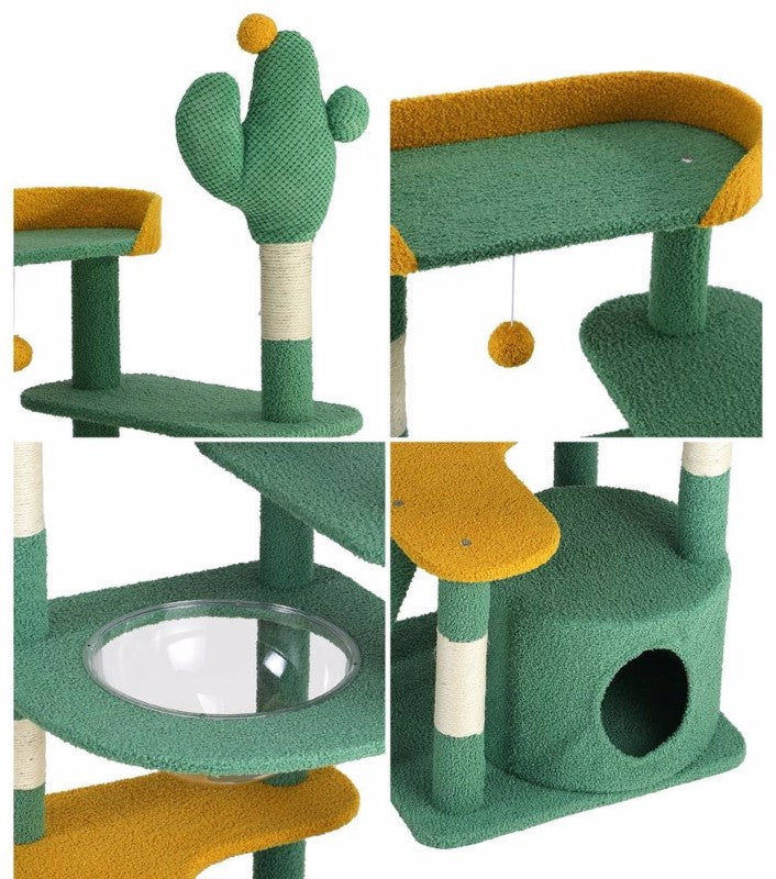 Cat Tower Colorful Cat Condo Tower 155 CM