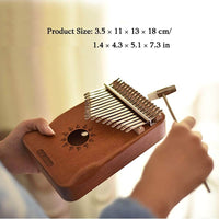 Thumbnail for Cat Piano Kalimba Wood Thumb Piano