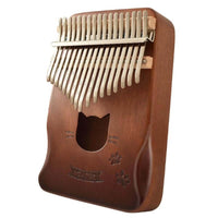 Thumbnail for Cat Piano Kalimba Wood Thumb Piano