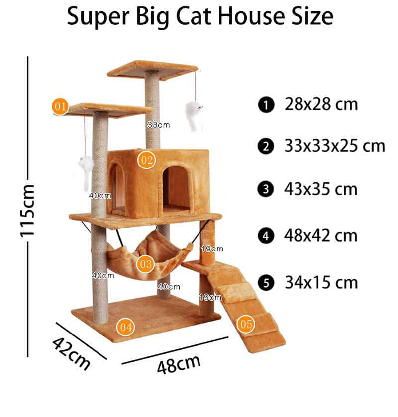 Cat Tree Tower House