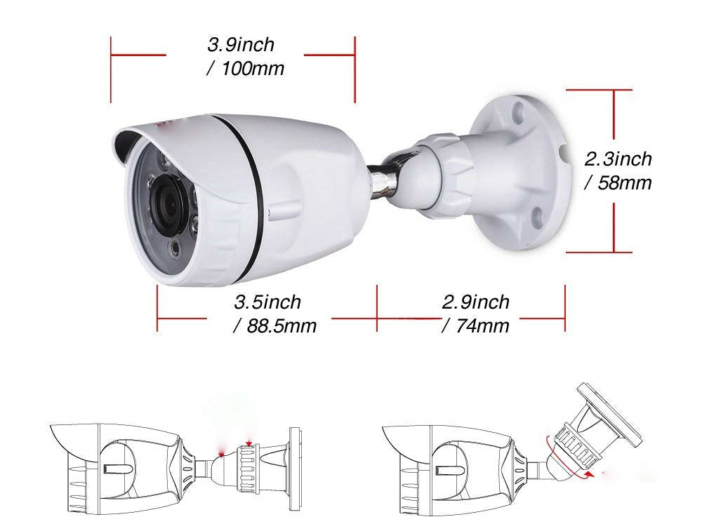 Security Camera System CCTV for Surveillance