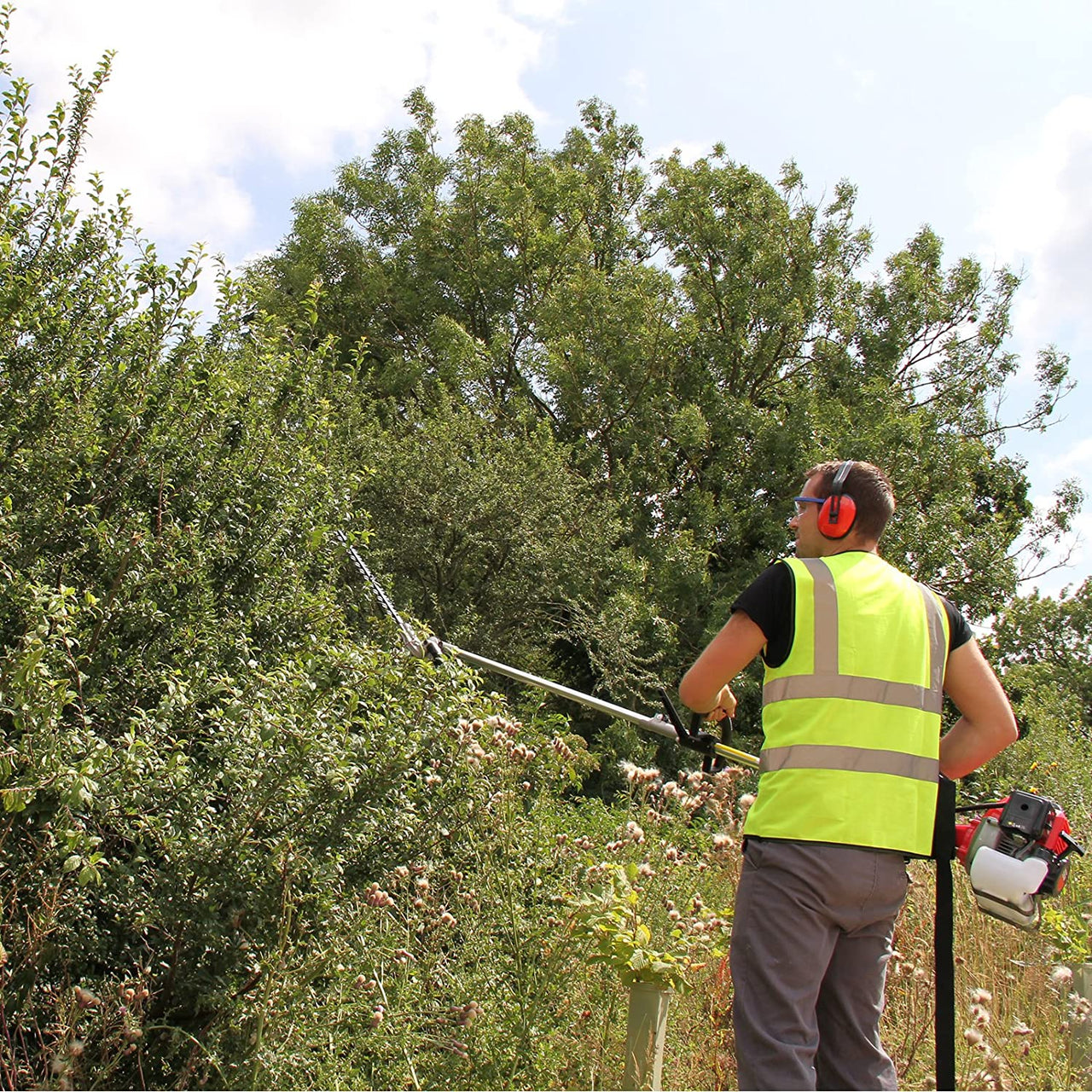 High-Powered Brush Weed Cutter Saw Hedge Trimmer 4 In 1 - The Shopsite