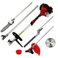 Thumbnail for High-Powered 62Cc Brush Weed Cutter Saw Hedge Trimmer 5 In 1