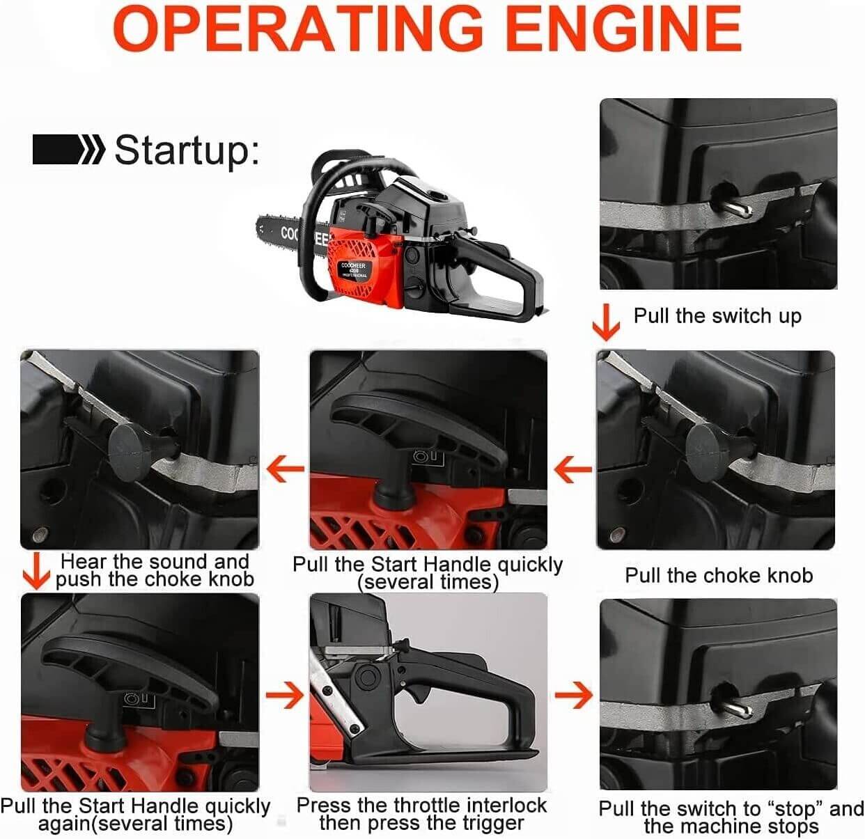 Chainsaw 62cc