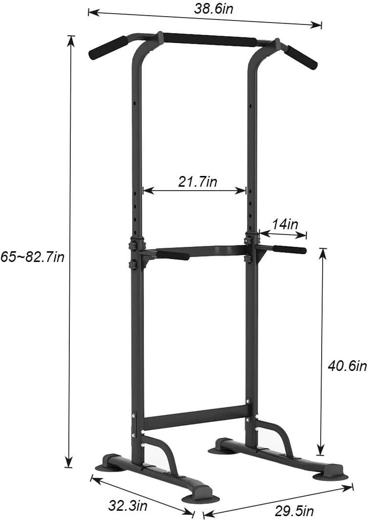 Adjustable Chin Up Pull Up Chin Up Station Workout - The Shopsite