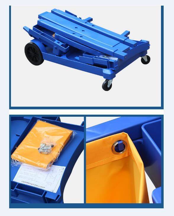 Cleaning Trolley On Wheels - The Shopsite