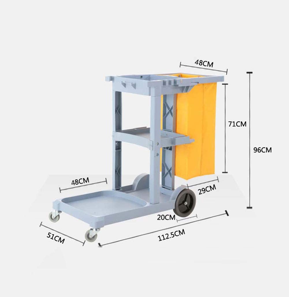 Cleaning Trolley On Wheels - The Shopsite