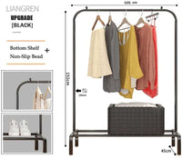 Thumbnail for Cloth Rack Garment Rack Metal Black