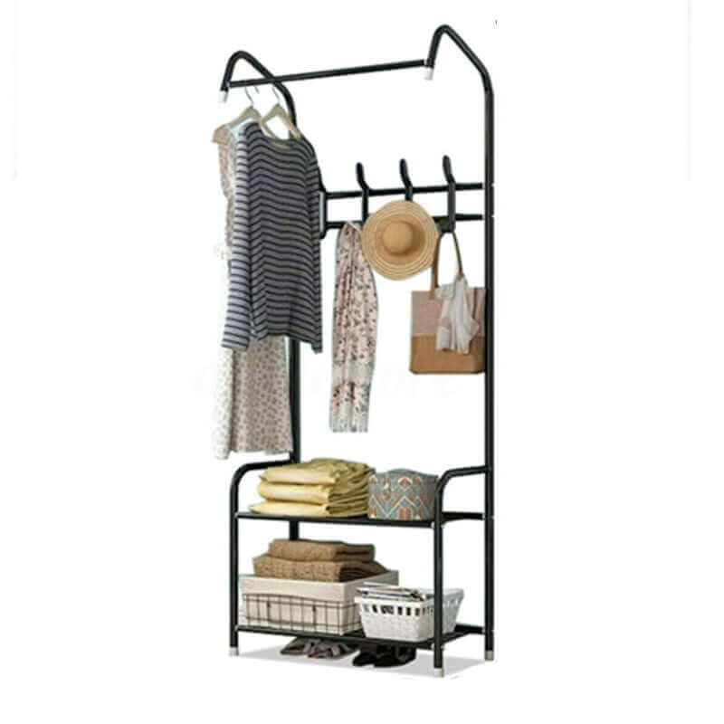 Cloth Rack Garment Rack Garment Clothes Holder Hanger Floor Stand Organizer