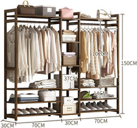 Thumbnail for Bamboo Wardrobe Clothes Rack