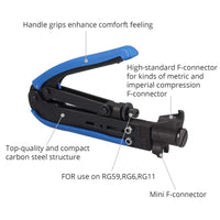 Thumbnail for Crimper Tool for Coaxial Cable