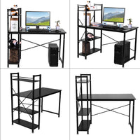 Thumbnail for Computer Desk with Bookshelf