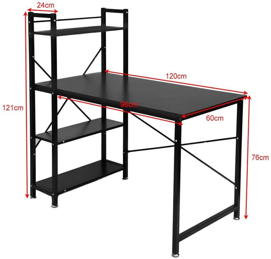 Computer Desk with Shelf - The Shopsite