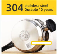 Thumbnail for High Quality Stainless Steel Pressure Cooker 10L