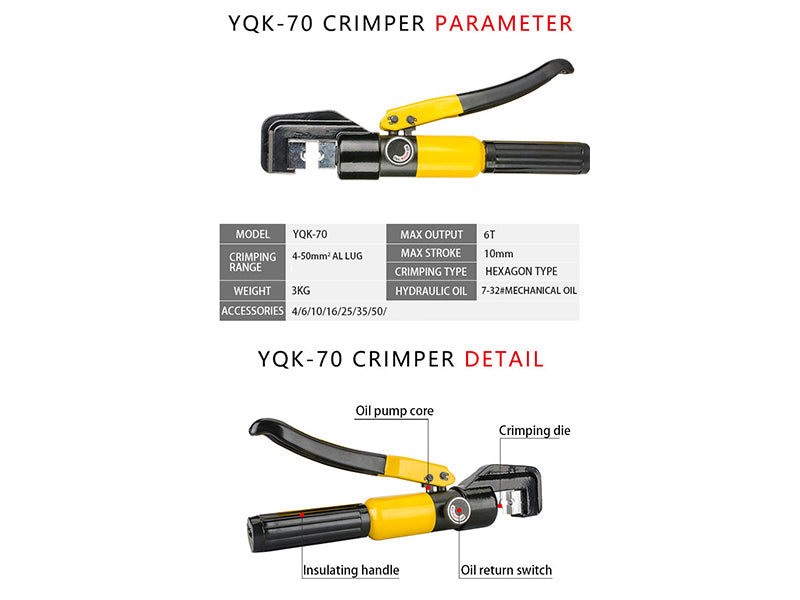 Hydraulic Crimp Crimper Tool