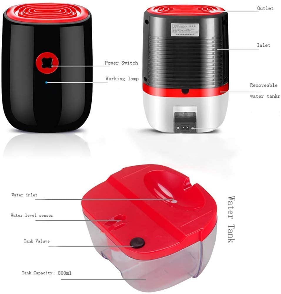 Portable Dehumidifier 800ML