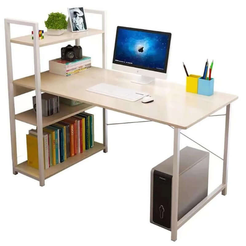 Computer Desk With Storage Shelves