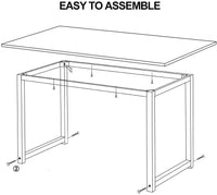 Thumbnail for Computer Desk Sturdy Office Desk Study Writing Desk For Home Office - The Shopsite