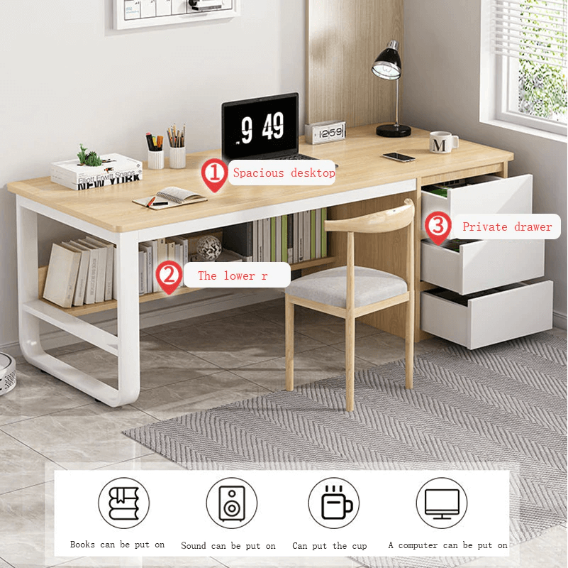 Computer Desk with Drawers