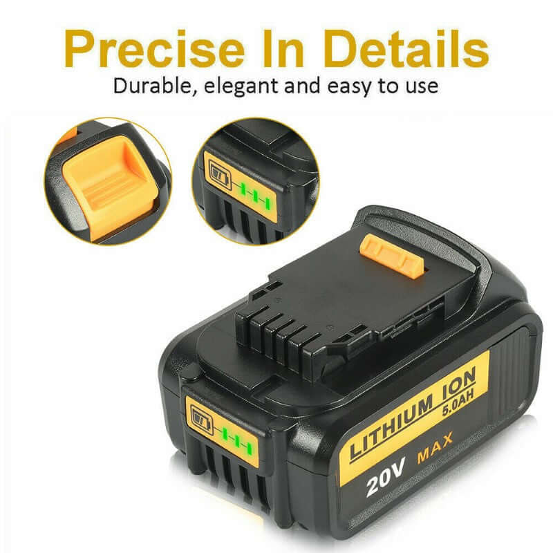 Dewalt 20V 5000mAh Battery Replacement