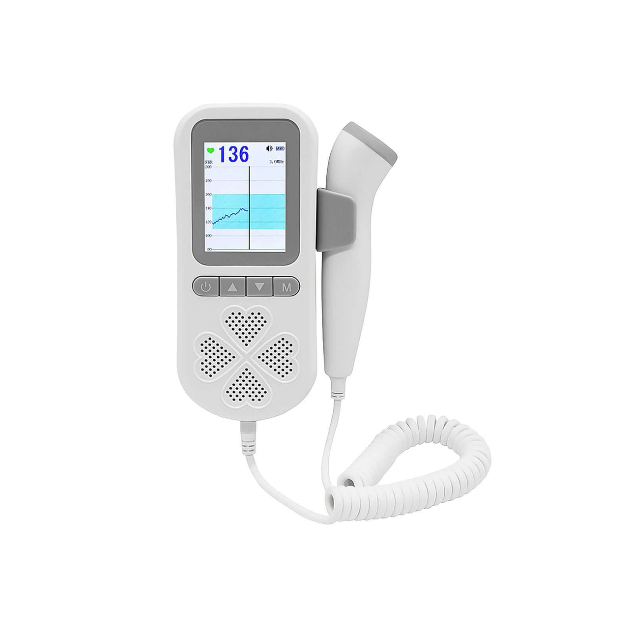 Dual Mode Medical Fetal Doppler Fetal 3.0Mhz Heart Rate Monitor - The Shopsite