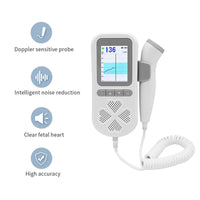 Thumbnail for Dual Mode Medical Fetal Doppler Fetal 3.0Mhz Heart Rate Monitor - The Shopsite