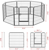 Thumbnail for Dog Play Pen 8 Pannel 80*80Cm