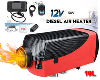 Thumbnail for 5KW 12V diesel Air Heater with LCD Thermostat Monitor and Remote - The Shopsite