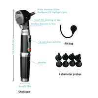 Thumbnail for Ear Otoscope Kit Magnification Diagnostic Ear Scope