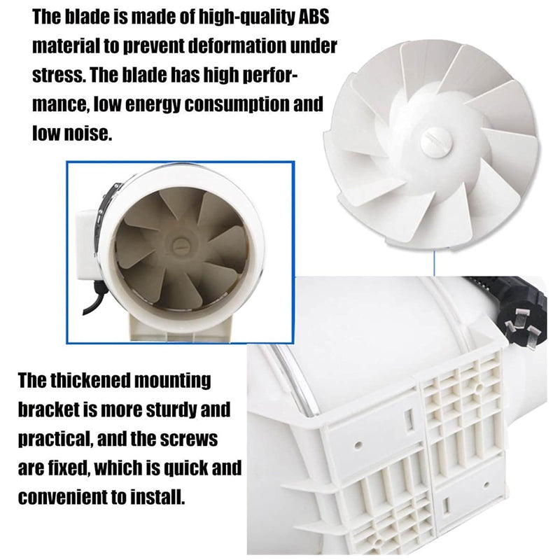 Inline Extractor Fan Exhaust Duct 150MM