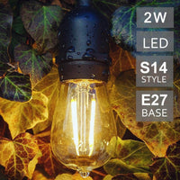 Thumbnail for Festoon Light String Lights 20M 24 LED Bulbs