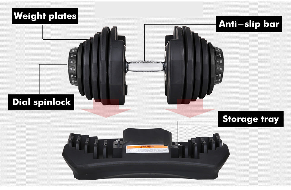 Adjustable dumbbells 40Kg