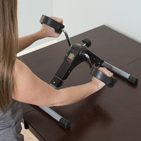 Thumbnail for Pedal Exerciser Under Desk Bike With Lcd Monitor Resistance For Seniors, Stationary