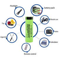 Thumbnail for 18650 Rechargeable Battery 8PCS