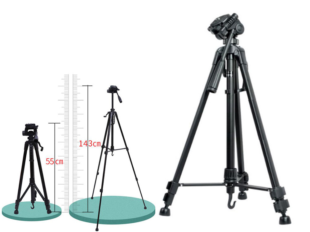 Universal Camera Tripod with adjustable height