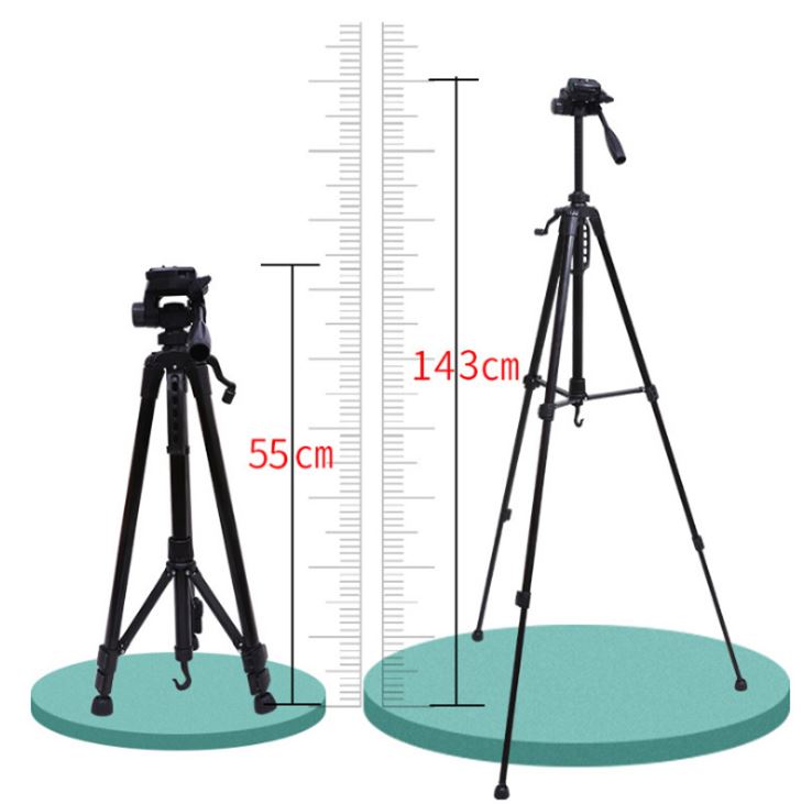 Universal Camera Tripod with adjustable height