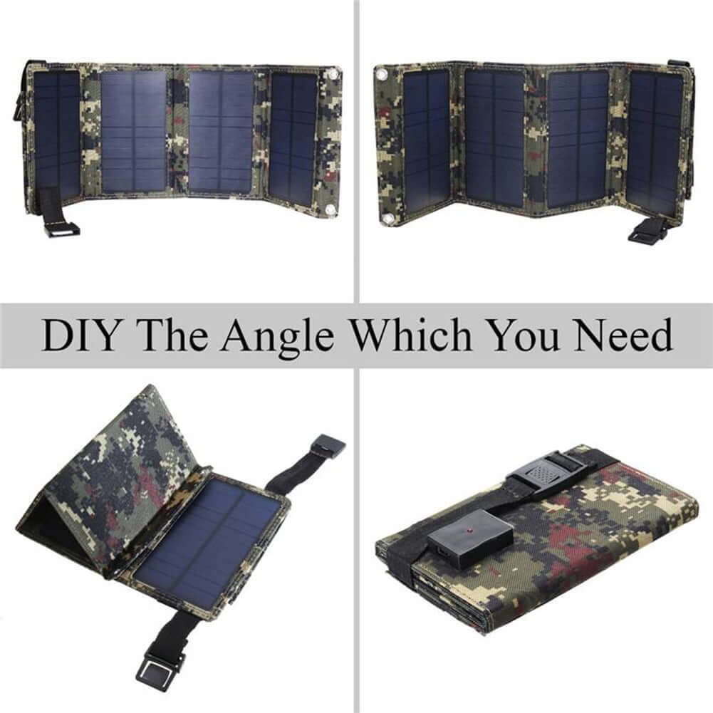 Foldable Solar Panel 30W Mobile Battery Charger - The Shopsite
