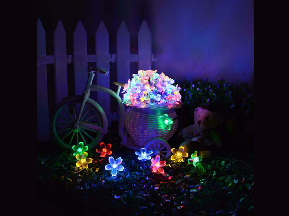 20 Led Solar Flower Lights