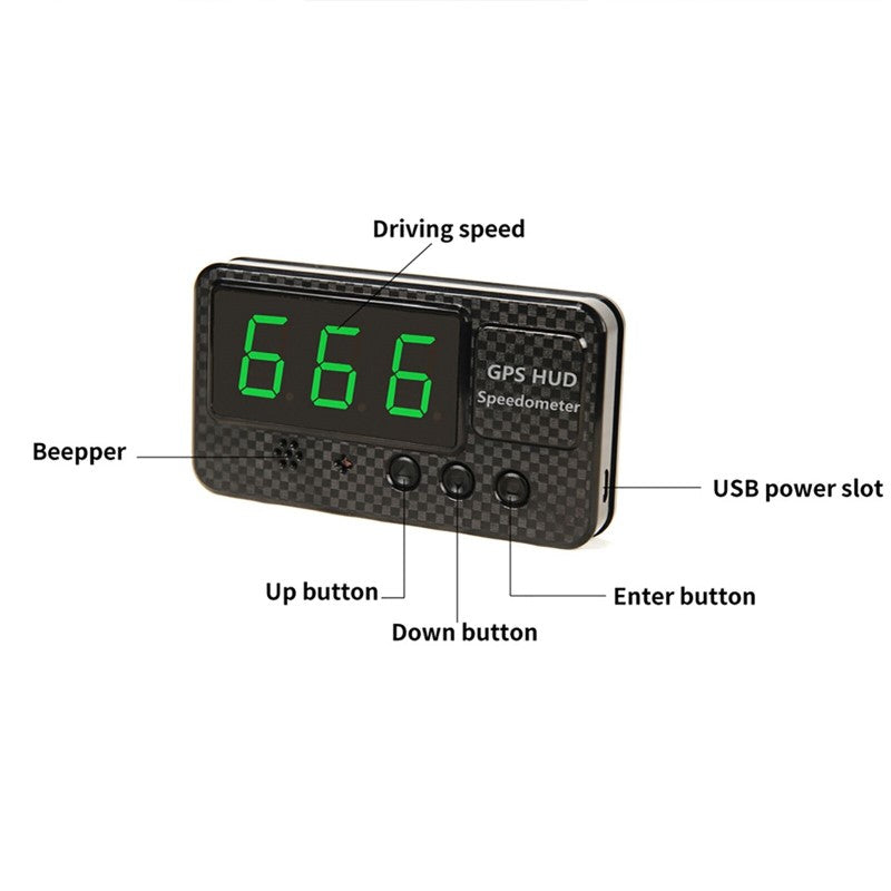 Car GPS HUD Speedometer