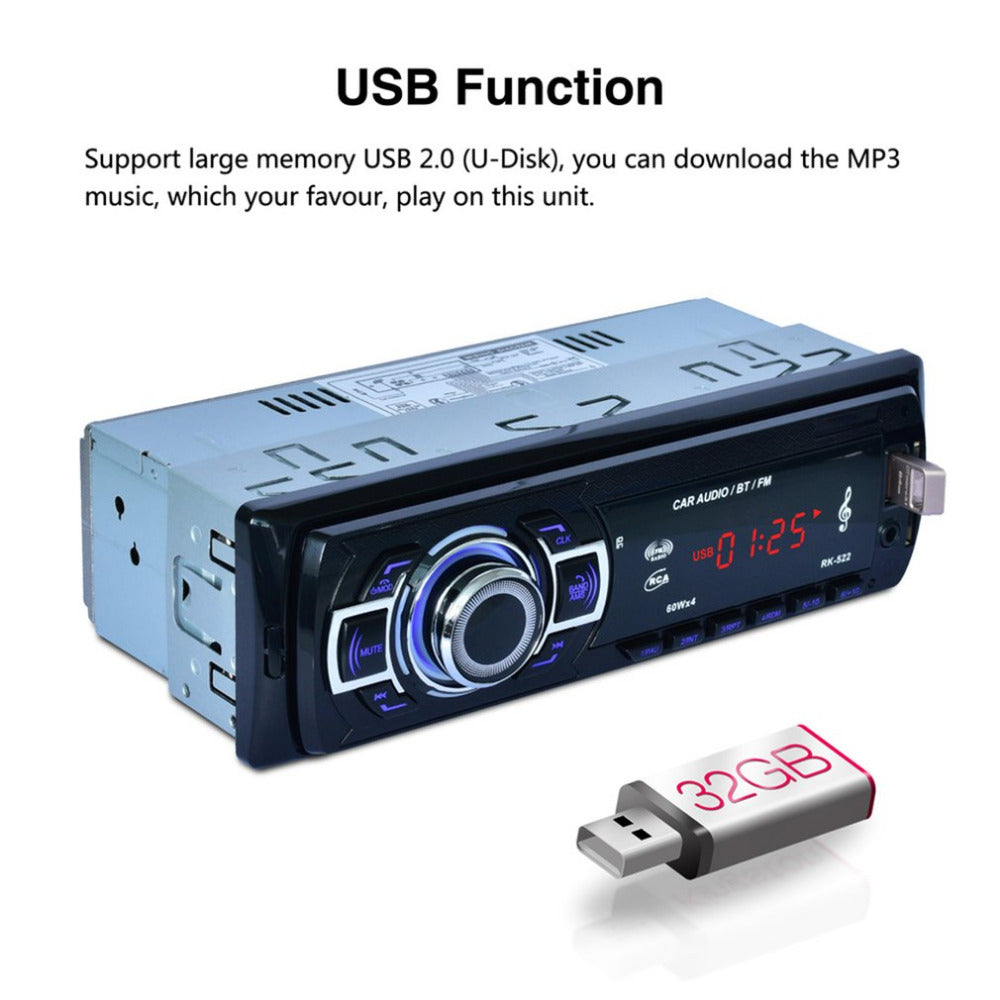 Car Stereo Bluetooth Car MP3 Player Car Radio