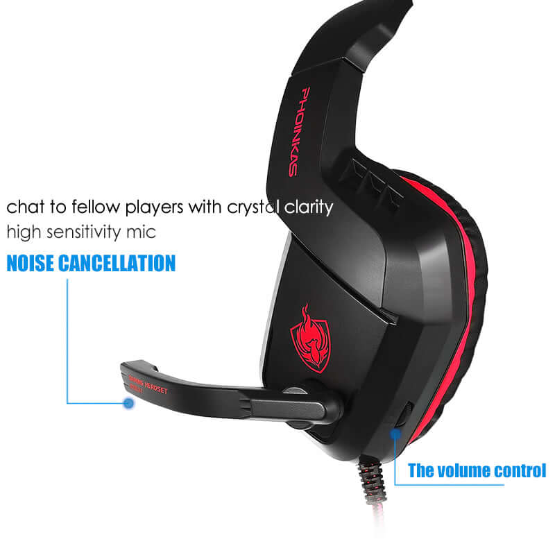 Gaming Headset 3.5mm AUX Jack Gaming Headphones