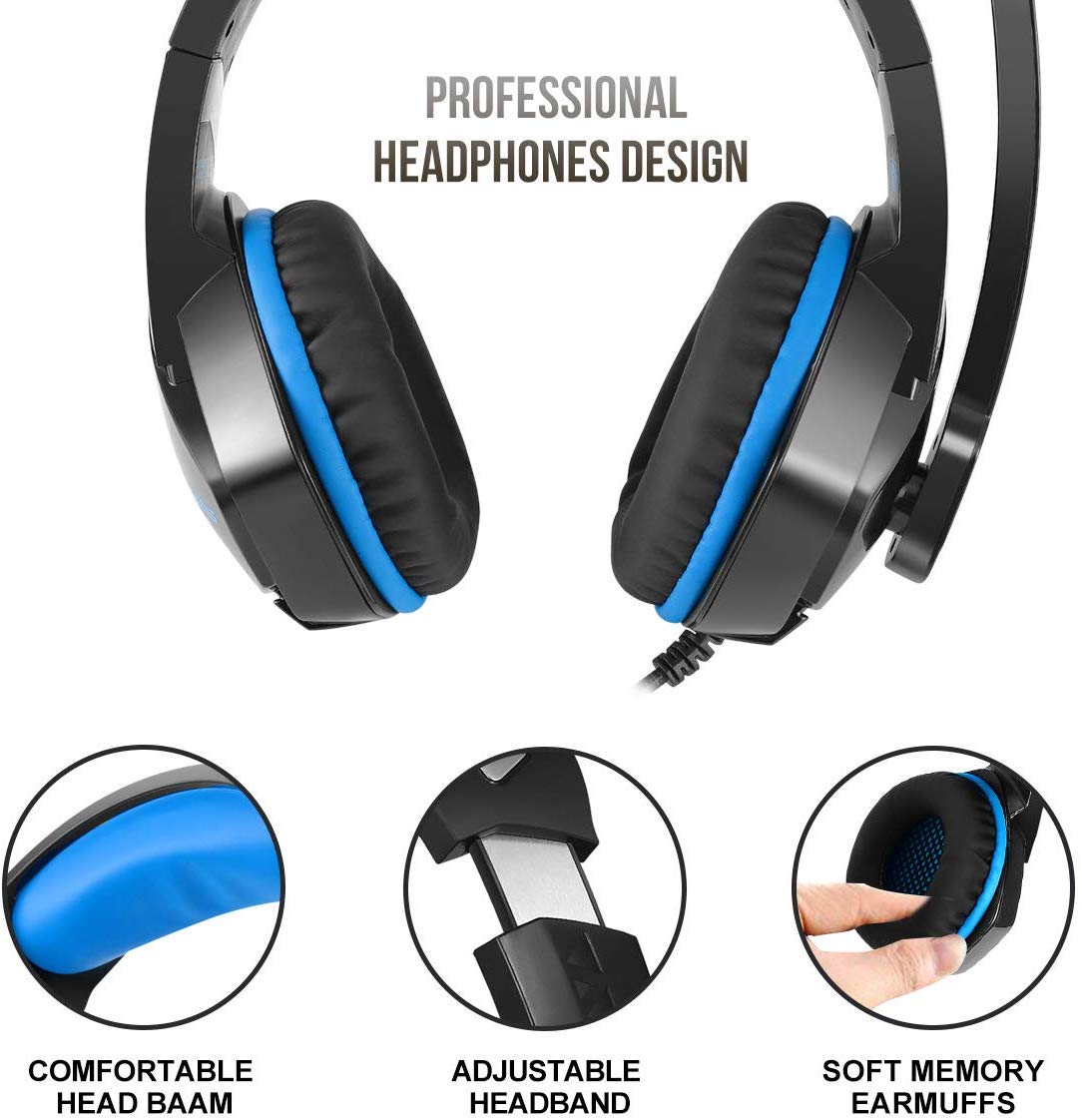 Xbox One Headphones PS4/PS5 Gaming Headphone Headset