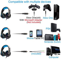 Thumbnail for Xbox One Headphones PS4/PS5 Gaming Headphone Headset