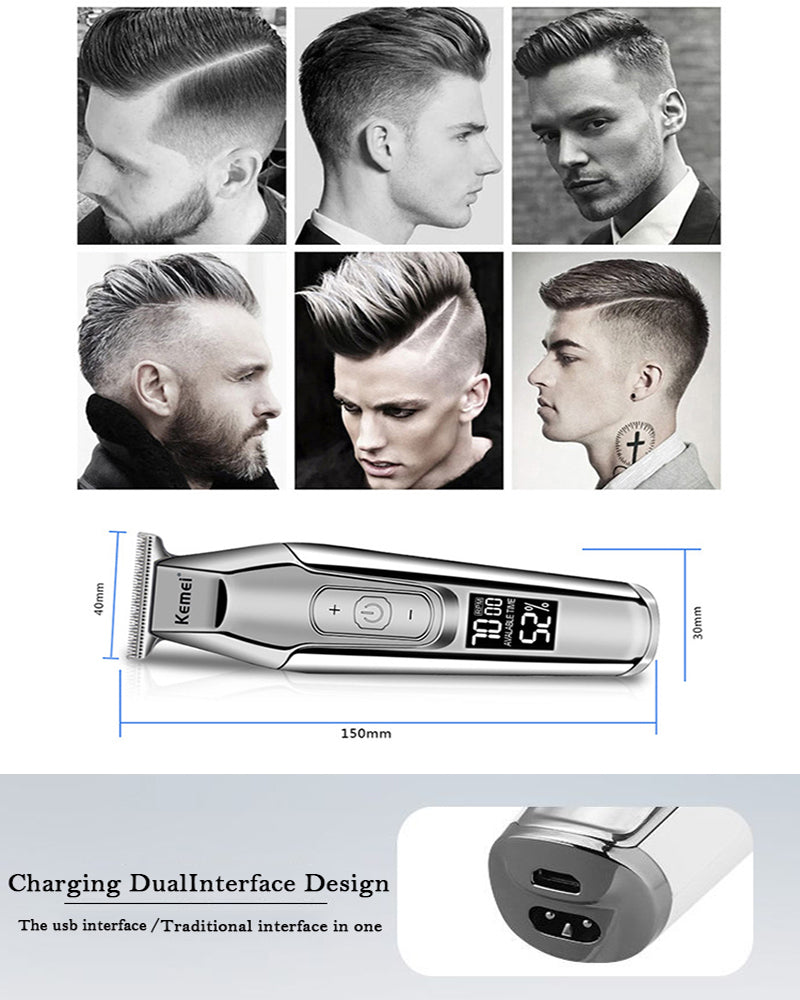 Hair Trimmer Shaver Clippers Cordless