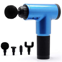 Thumbnail for Massage Gun with 4 Massage Heads Blue