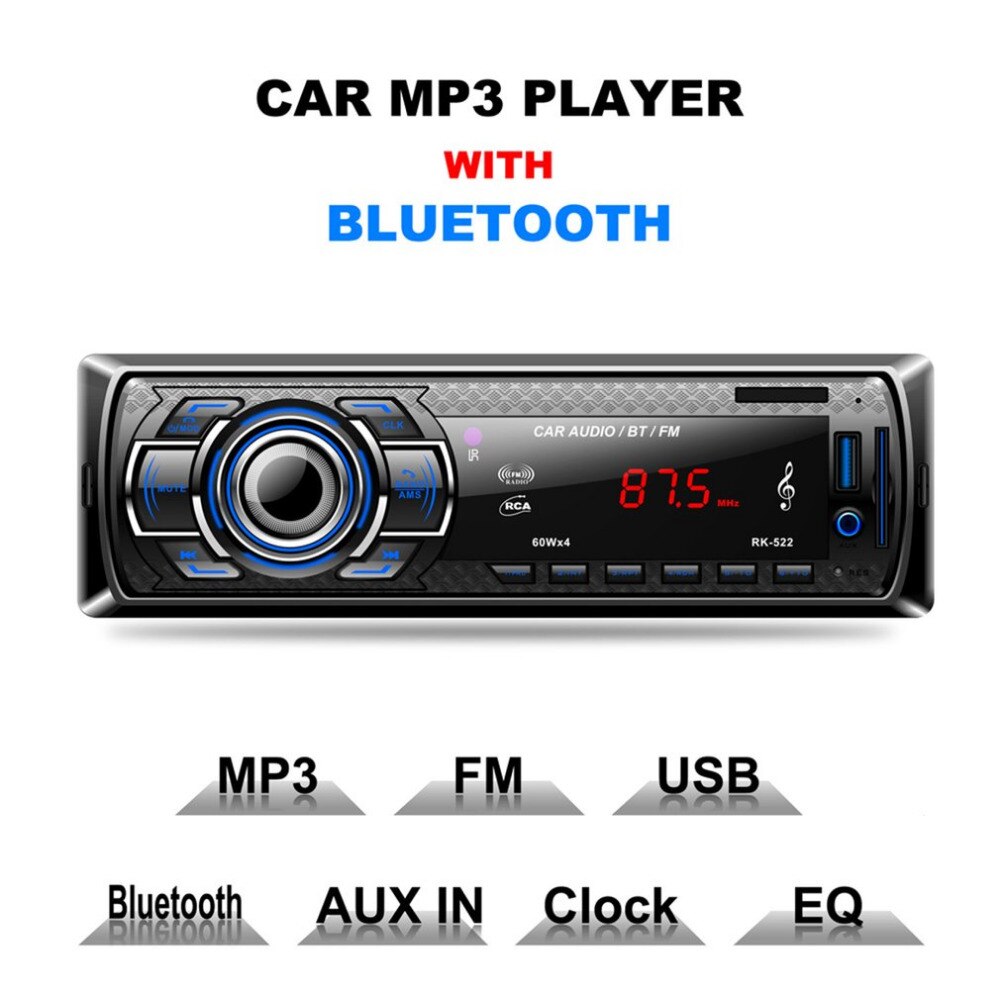 Car Stereo Bluetooth Car MP3 Player Car Radio